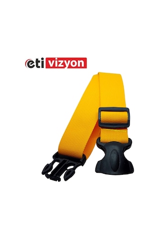 Etivizyon Valiz Bavul Emniyet Kemeri 2 Adet Sarı