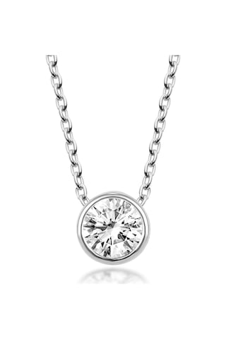 Swarovski Zirconia Minimal Yuvarlak Detaylı Kolye