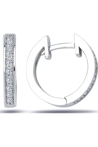 Lova Pırlantalı Halka Küpe - 3040089