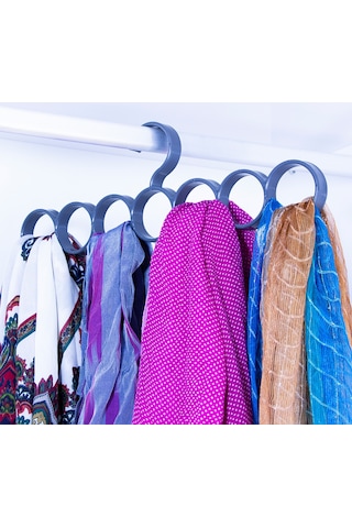 Decobella 7 Gözlü Çok Amaçlı Aksesuar Askısı Omak Çok Renkli