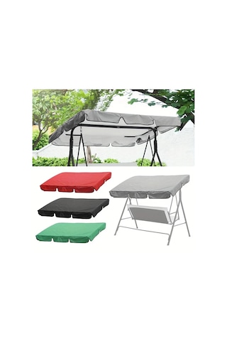 Willowhaven 76.77x49.21 Inç Gri Dış Mekan Salınak Kapağı Dayanıklı Ayarlanabilir Kayışlı Bahçe Gölgelik