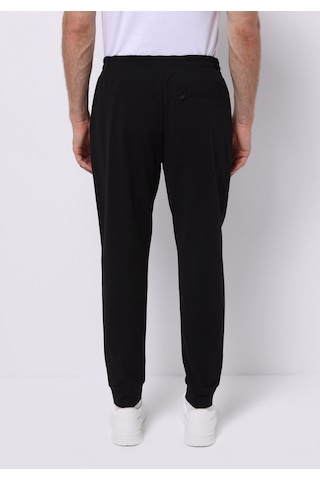 Colins Slim Fit Orta Bel Düz Erkek Siyah Eşofman Altı Cl1076166 Q1.v2 Blk Siyah