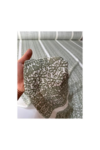 En 150 Cm Pamuklu Organik Dökümlü Keten Kumaş Elbise,kimono, Çocuk Giyim -502 Haki