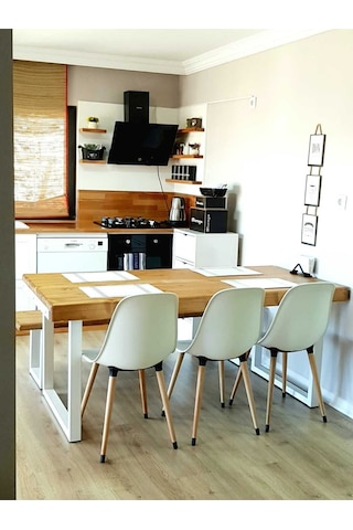 Deryawood Ahşap Yemek Masası-80x120