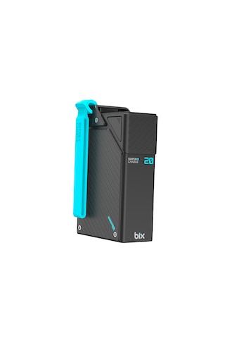 Bix Pb2065w 20000mah 65w Süper Hızlı Şarj Özellikli Powerbank Askılı Tasarım Pd Destekli Dijital Göstergeli Taşınabilir Şarj Cihazı Siyah