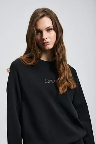 Lufian Alice Kadın Sweatshirt 122030016 Siyah