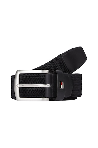 Tommy Hilfiger Denton Elastıc 3.5 Erkek Siyah Kemer - Am0am13354 Siyah