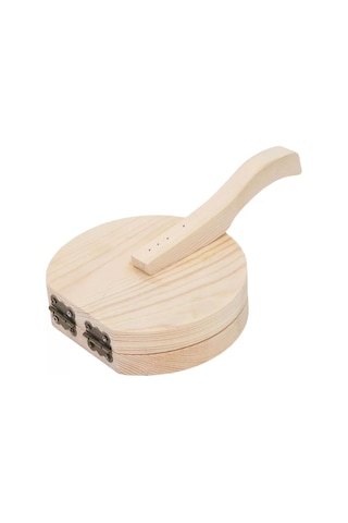 Masif Ahşap Hamur Pressi - Mutfak Hamur Bastırma Aparatı 20 Cm 00177508