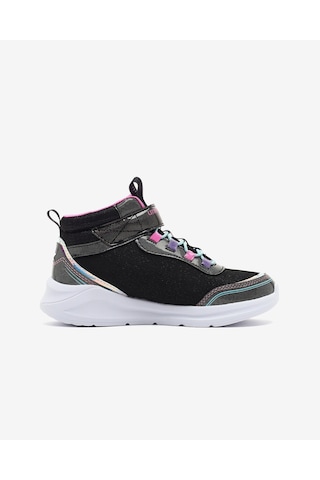 Skechers Unıcorn Chaser Büyük Kız Çocuk Siyah Işıklı Bot 303302l Bkmt Siyah