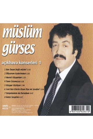 Müslüm Gürses Açık Hava Konserleri 1 - Cd