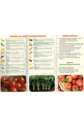 Etidot 67 Borlu Gübre 20KG Toz Ambalajında Zirai Bor