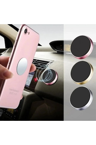 Buffer Tüm Modellerle Uyumlu Manyetik Araç İçi Telefon Tutucu Çok Amaçlı Güçlü Mıknatıs Tutucu Çok Renkli