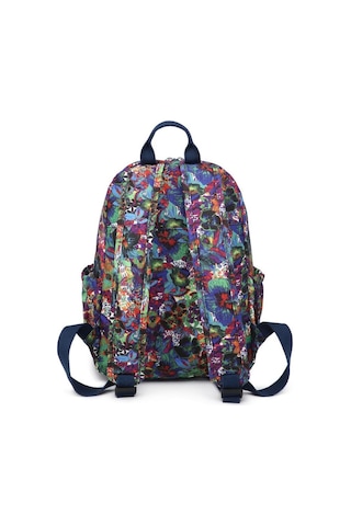 Orta Boy Kadın Sırt Çantası Smart Bags Krinkıl Kumaş 1187 Petunia
