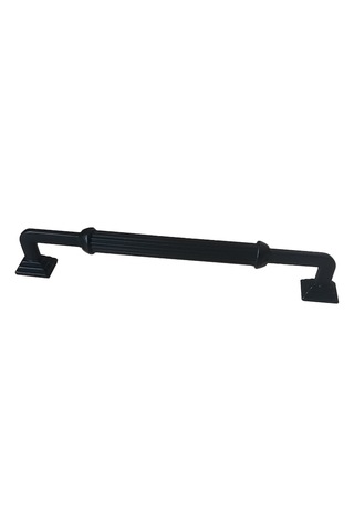 Mobaksaksesuar Kare Ayaklı Sütun Boru Kulp Siyah 160 Mm