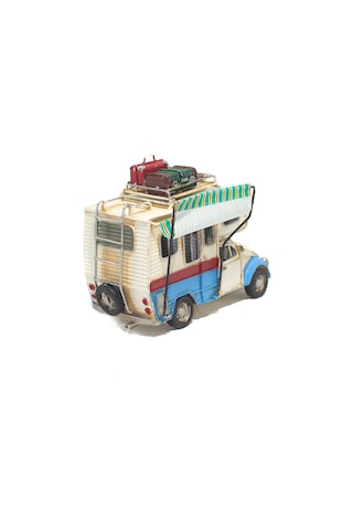 Dekoratif Metal Karavan Tenteli Sevimli Karavan