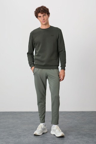 Tommy Life Omar Haki Şardonlu Erkek Sweatshirt - 88137 Haki