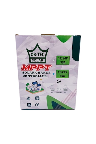 Ortec Mppt 40 A Amper 12 / 24 V Volt Şarj Kontrol Cihazı Regülatörü