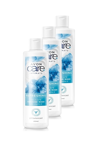 Avon Care Intimate Refreshing E Vitamini İçeren Dış Genital Bölge Temizleyici 3 x 250 ML