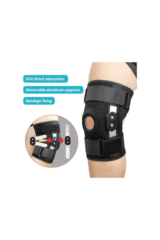 Menteşeli Dizlik, Ayarlanabilir Diz Desteği, Diz Ağrısı Ve Artrit İçin Diz Sabitleyici Br