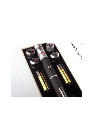 Yeşil Lazer Pointer 8000 Mw 5 Başlıklı Diğer