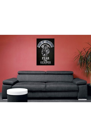 Pyramid International Sons Of Anarchy Sanatsal Baskı, Ahşap, Çok Renkli, 61 X 91,5 Cm
