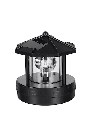 Parça Siyah Güneş Enerjili Işık Kulesi, Su Geçirmez, Led Döndürülebilir Güneş Enerjili