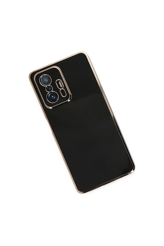 Mi 11t Pro Kılıf Volet Silikon - Siyah