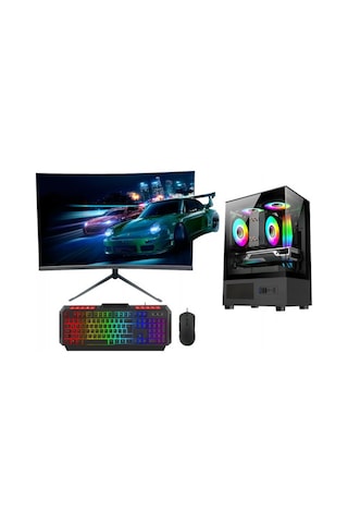 Turbox RTM124 i7 12700KF 16 GB 512 GB M2 SSD 8 GB Rx580 23.8" Dos Masaüstü Oyun Bilgisayarı
