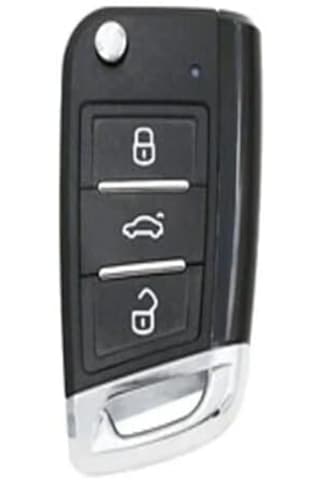 Autohan Keys Universal Golf Tipi Sustaıı Akıllı Oto Kumanda, 3 Butonlu, 433 Mhz, Kodlanabilir Uzaktan Kumanda Anahtarı