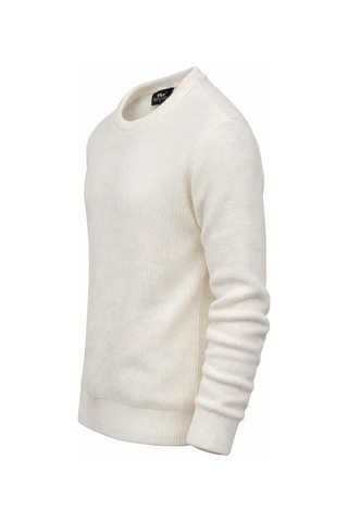 Classics Men Turbulance Slim Fit Bisiklet Yaka Uzun Kol Erkek Triko - 7529 Ekru