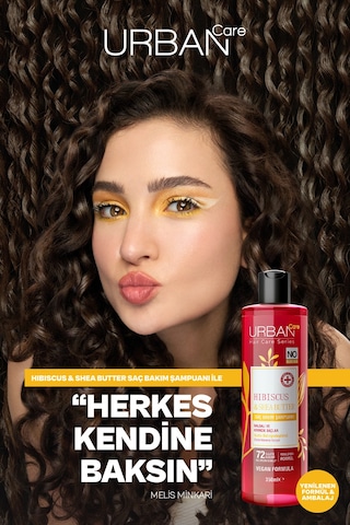 Urban Care Hibiscus & Shea Butter Kıvırcık Ve Dalgalı Saçlara Özel Saç Bakım Seti 4'lü