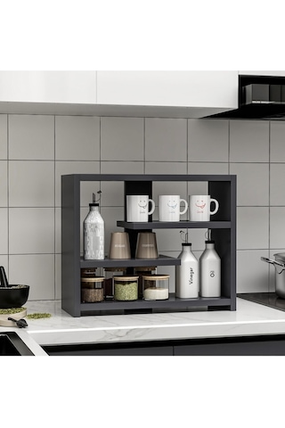 Gupse Raf Atlantik Çam - Antrasit Antrasit