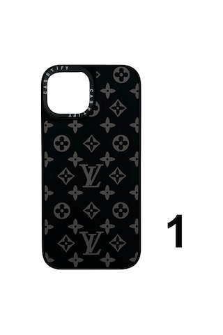 Nettech Apple Uyumlu iPhone 15 Casetify Kabartmalı Arka Koruma Kılıf - Karışık Renk Karışık Renk