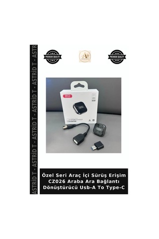 Özel Seri Araç İçi Sürüş Erişim Cz026 Araba Ara Bağlantı Dönüştürücü Usb-a To Type-c