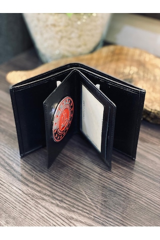 Adalet Bakanlığı Rozetli Gerçek Deri Cüzdan