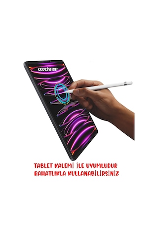 Apple İpad Pro 13 İnç 2025 M5 A3360-a3361 Kırılmaz Tablet Temperli Cam Ekran Koruyucu
