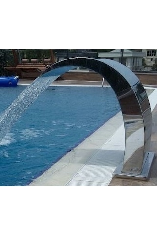 Havuz şelale Kobra 1000-400 mm 304 kalite 1,2 mm Paslanmaz çelik El Yapım