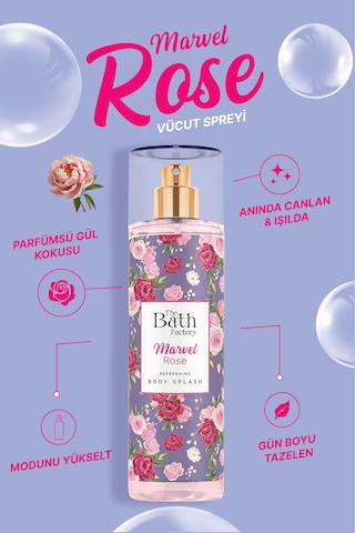 Marvel Rose Vücut Spreyi 200 Ml