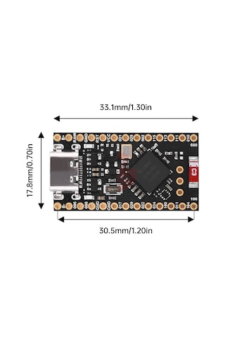 Nrf52840 Arm Cortex-m4f Promicro Modül Bluetooth 5 Thread Zigbee Ant 2.4 Ghz Kablosuz Haberleşme