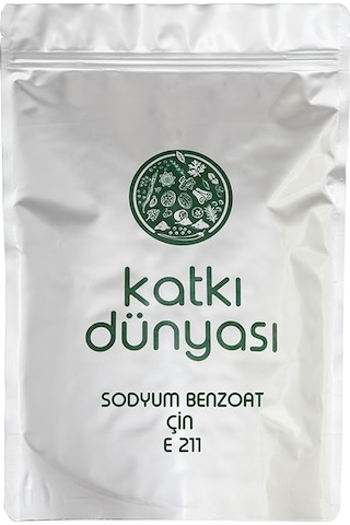 Katkı Dünyası Sodyum Benzoat Çin E211 1 KG