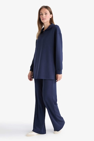 Defacto Regular Fit Fermuarlı Yaka Uzun Kollu Tunik F5771ax25aunv31 Lacivert