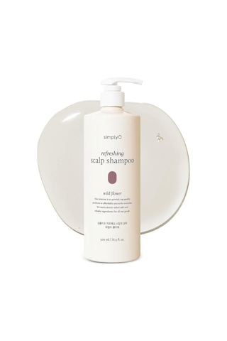 Saç Derisi Ve Saç Bakımı Için Doğal Çözüm Refreshing Scalp Shampoo Wild Flower, Kore'den Ithal Beyaz