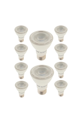 Şavk 7w 3000k Sarı Işık Par20 E27 Duylu Led Spot Ampul 10 Adet