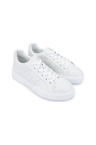 Fabi Erkek Hakiki Deri Beyaz Sneakers & Spor Ayakkabı 510 Fu0456 Erk Ayk Y25 Bıanco Beyaz