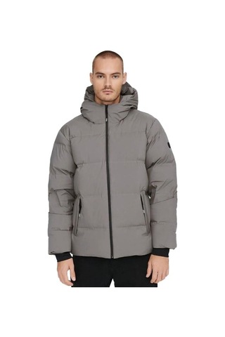 Only Erkek Ceket Onsmarshall Life Down Jacket Otw 22019743-ash Çok Renkli