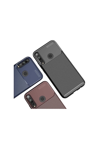 Huawei P40 Lite E Kılıf Zore Negro Silikon Kapak Siyah