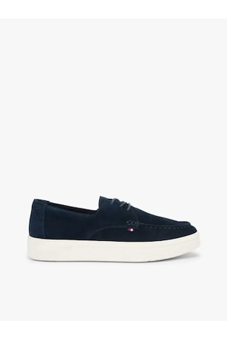 Tommy Hilfiger Casual Suede Stıtch Toe Hybrıd Erkek Mavi Günlük Ayakkabı - Fm0fm05707