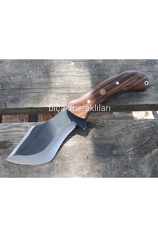 El İşçiliği Av Kamp Bıçağı 25 CM 4116 Çelik Siyah