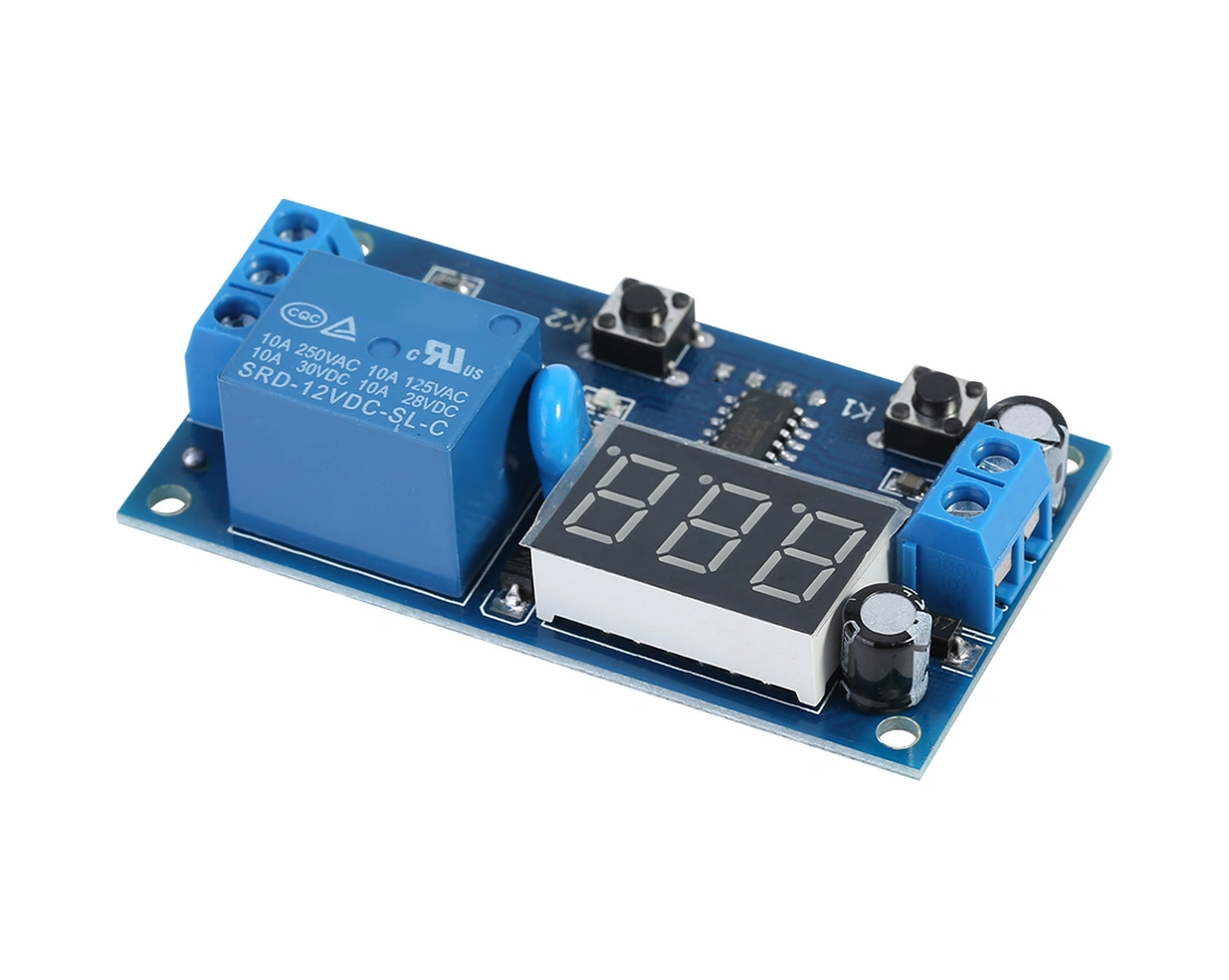 Tenfowee 12v Sürekli Döngüsel Zamanlayıcı Röle Modülü - Açık/kapatma Süresi Ayarlanabilir, Kesinti Anı Belleği, Yüksek Hassasiyetli Kontrol Cihazı