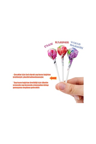 Mom Meyve Aromalı Organik Lolipop 12'li Paket 250 G